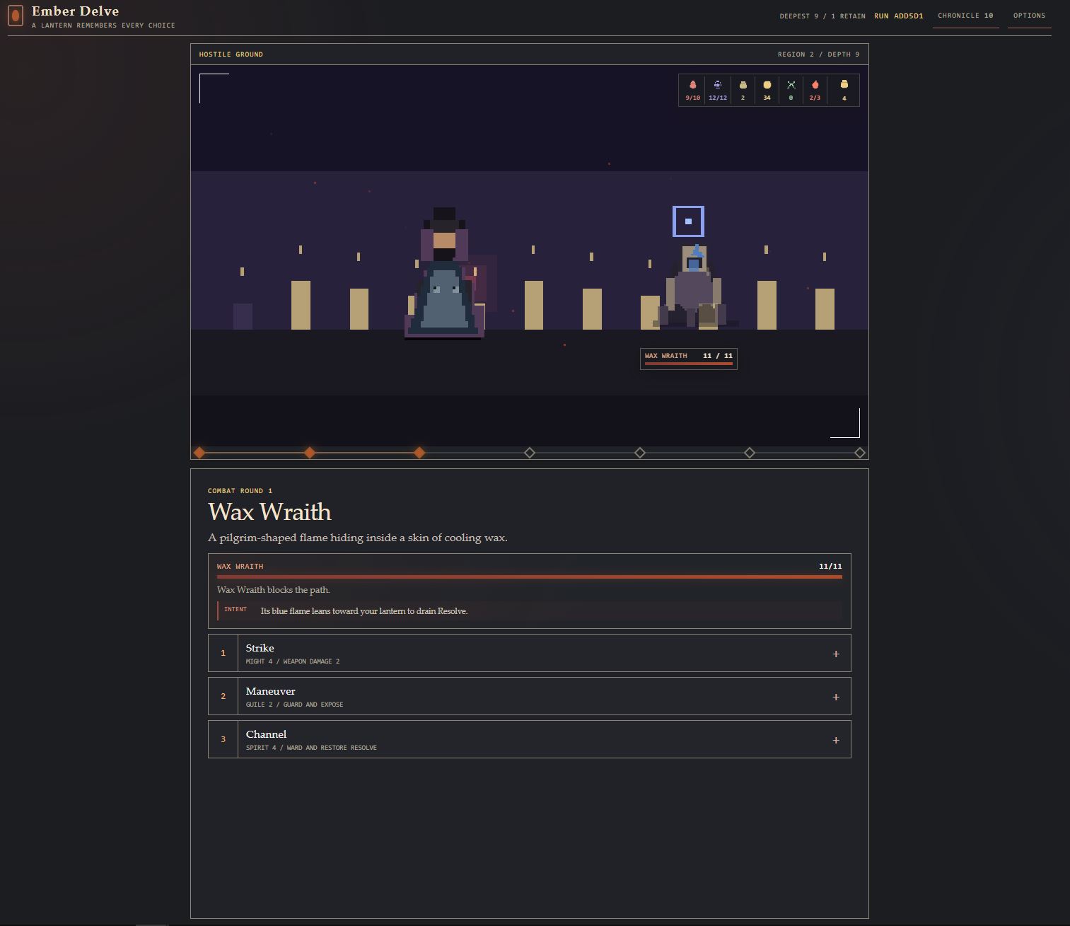 Ember - ein 2D-Roguelike-Spiel